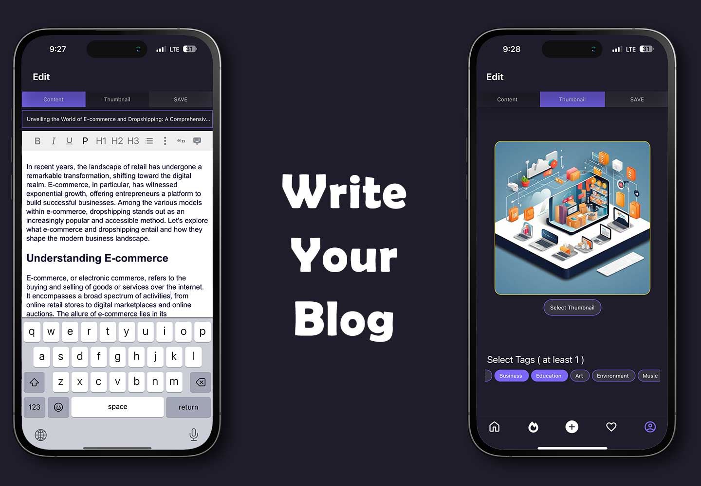 Blogging Mobile Application | Pencil Zone - 8